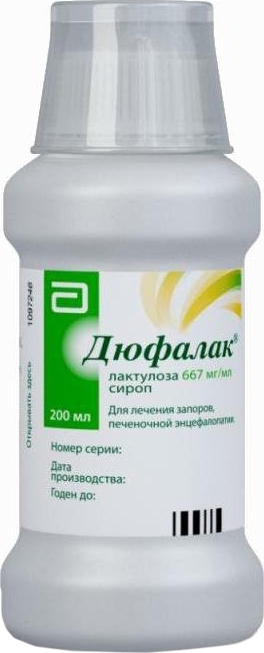 ДЮФАЛАК 667МГ/МЛ 200МЛ СИРОП ФЛ.